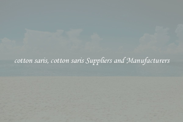 cotton saris, cotton saris Suppliers and Manufacturers