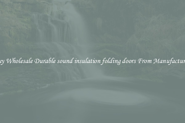 Buy Wholesale Durable sound insulation folding doors From Manufacturers