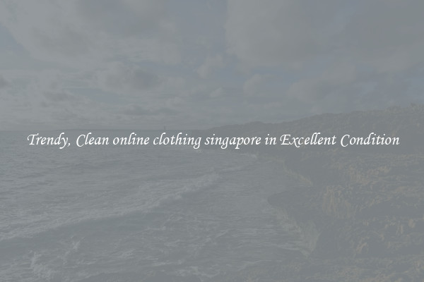 Trendy, Clean online clothing singapore in Excellent Condition