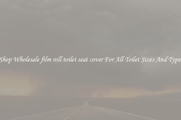 Shop Wholesale film roll toilet seat cover For All Toilet Sizes And Types