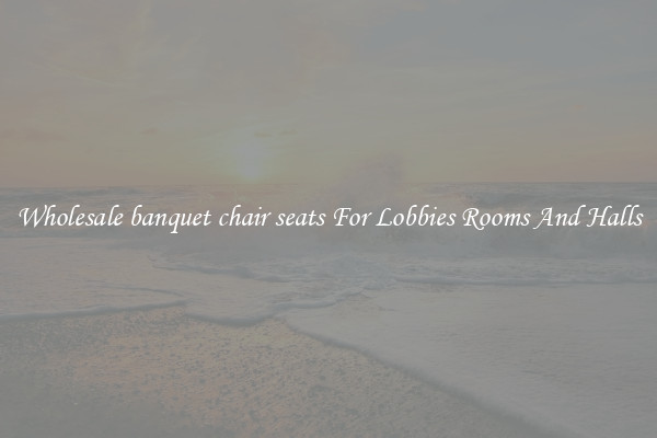 Wholesale banquet chair seats For Lobbies Rooms And Halls