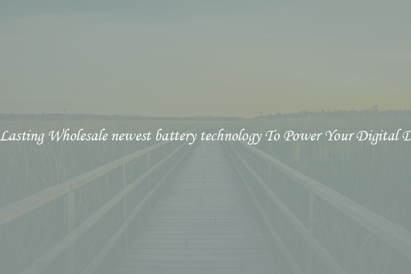 Long Lasting Wholesale newest battery technology To Power Your Digital Devices
