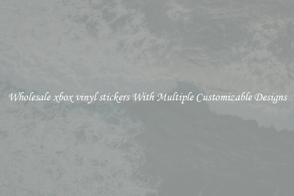 Wholesale xbox vinyl stickers With Multiple Customizable Designs